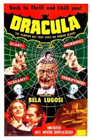 Dracula (1931), One Sheet (27'' x 41'') R-1951.