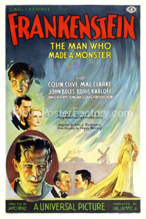 Frankenstein (1931), One Sheet (27'' x 41'').
