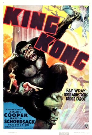 King Kong (1933), One Sheet (27'' x 41'') R-1938.
