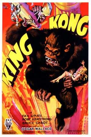 King Kong (1933), One Sheet (27'' x 41'') Style A.