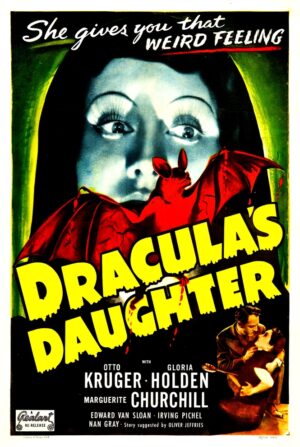 Dracula's Daughter (1936), One Sheet (27'' x 41'') R-1949.