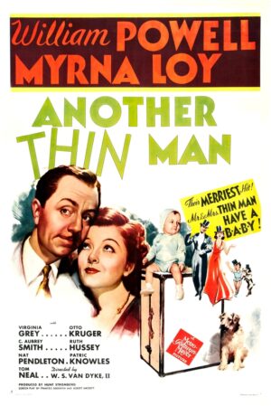 Another Thin Man (1939), One Sheet (27'' x 41'') Style C.