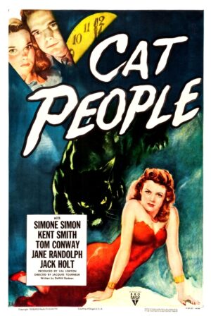 Cat People (1942), One Sheet (27'' x 41'') R-1952.