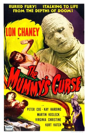 The Mummy's Curse (1945), One Sheet (27'' x 41'') R-1951.