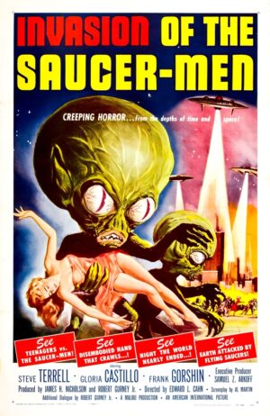 Invasion of the Saucer Men (1957), One Sheet (27'' x 41'').