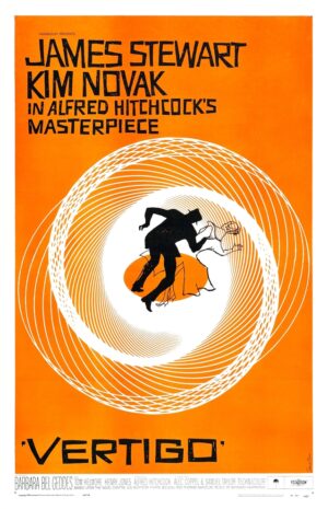 Vertigo (1958), One Sheet (27'' x 41'') Saul Bass Artwork.