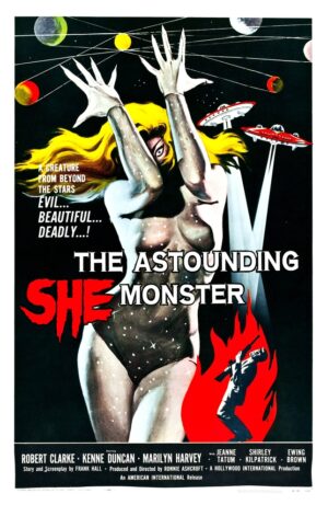 The Astounding She Monster (1958), One Sheet (27'' x 41'') Albert Kallis Artwork.