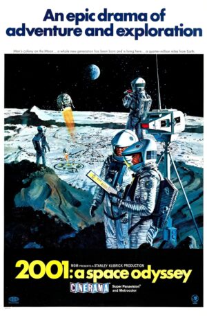 2001: A Space Odyssey (1968), One Sheet (27'' x 41'') Style B Cinerama.