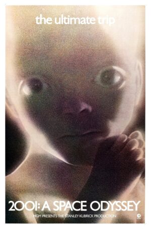 2001: A Space Odyssey (1968), One Sheet (27'' x 41'') Starchild Style.