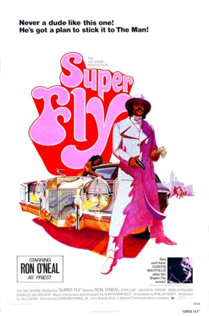 Super Fly (1972), One Sheet (27'' x 41'') Tom Jung Artwork.