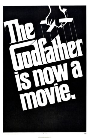 The Godfather (1972), One Sheet (27'' x 41'') Advance, Neil Fujita Artwork.