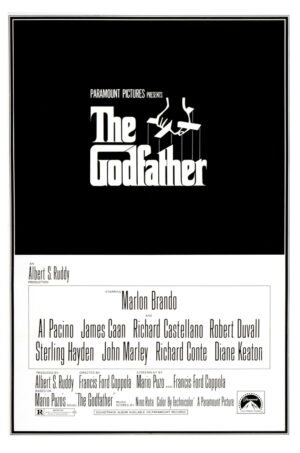 The Godfather (1972), One Sheet (27'' x 41'') Neil Fujita Artwork.
