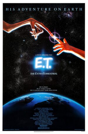 E.T.: The Extra-Terrestrial (1982), One Sheet (27'' x 41'') John Alvin Artwork.