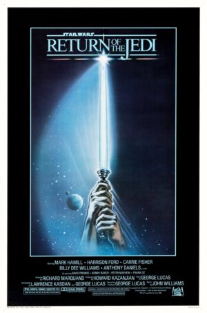 Star Wars: Episode 6 - Return of the Jedi (1983), One Sheet (27'' x 41'') Style A, Tim Reamer Artwork.