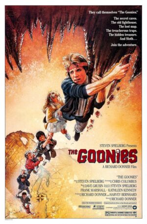 The Goonies (1985), One Sheet (27'' x 41'') Style A, Drew Struzan Artwork.