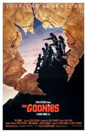 The Goonies (1985), One Sheet (27'' x 41'') Style B, Drew Struzan Artwork.