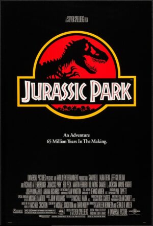 Jurassic Park (1993), One Sheet (27'' x 40'') DS, Chip Kidd & Sandy Collora Artwork.