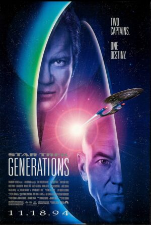 Star Trek: Generations (1994), One Sheet (27'' x 40'') Advance #1.