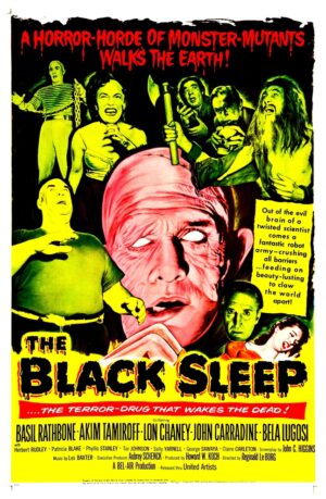 The Black Sleep (1956), One Sheet (27'' x 41'').