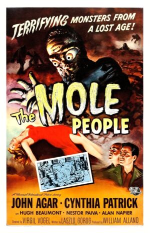 The Mole People (1956), One Sheet (27'' x 41'') Reynold Brown Artwork.