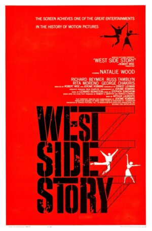 West Side Story (1961), One Sheet (27'' x 41'') Joseph Caroff Artwork.