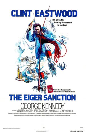 The Eiger Sanction (1975), One Sheet (27'' x 41'') John Alvin Artwork.