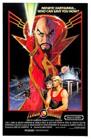 Flash Gordon (1980), One Sheet (27'' x 41'') Richard Amsel Artwork.
