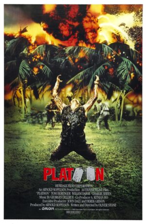 Platoon (1986), One Sheet (27'' x 41'') Int'l Style.