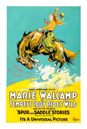 Tempest Cody Rides Wild (1919), One Sheet (27'' x 41'').