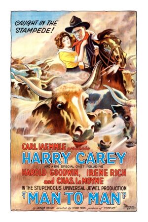 Man to Man (1922), One Sheet (27'' x 41'').