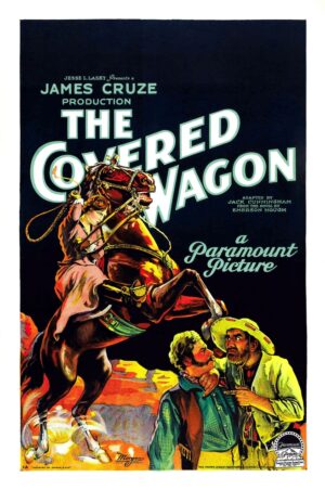 The Covered Wagon (1923), One Sheet (27'' x 41'') Style A.