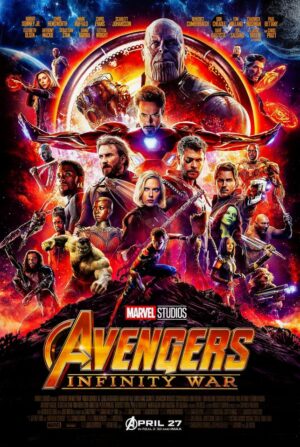Avengers: Infinity War (2018), One Sheet (27'' x 40'') Advance DS #1.