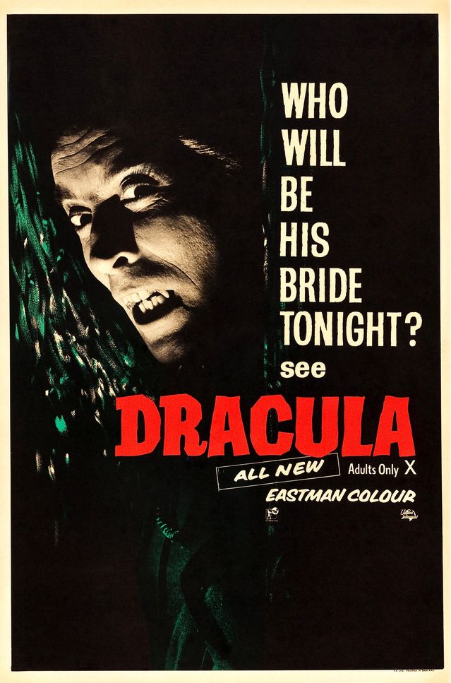 Dracula (1958), British Double Crown (20” x 30”) Advance. | Movie ...