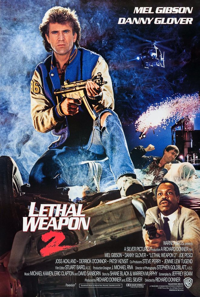 Lethal Weapon 2 (1989), One Sheet (27” x 40”) Int’l Style. – Movie ...